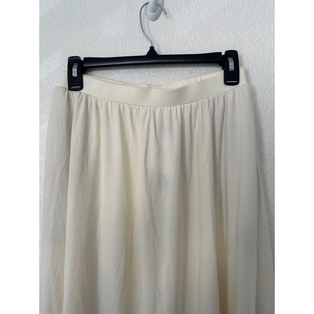 OGL Light Cotton Stretch Maxi Umbrella Skirt Midi Maxi With Pockets NWT Small - Picture 3 of 11